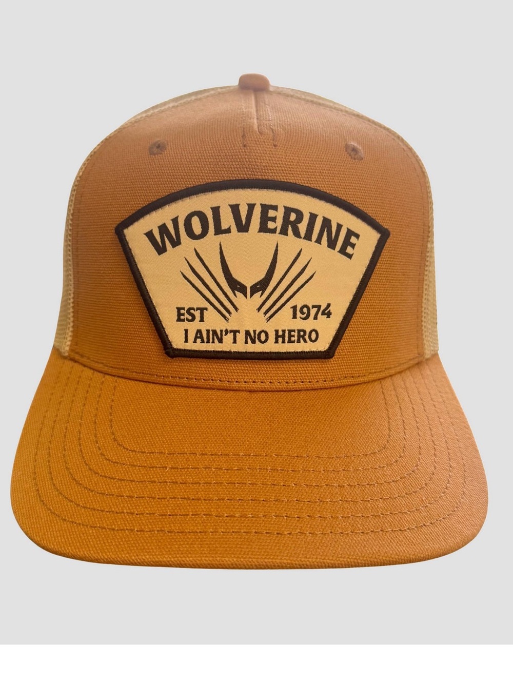 PlayStation x Wolverine “I Ain’t No Hero” Trucker Hat Brown